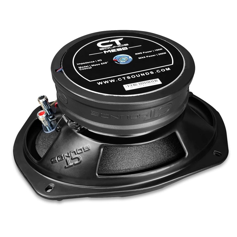 CT Sounds مكبرات صوت سيارة CT Sounds Meso 6x9 بقدرة 400 واط ثنائية الاتجاه، زوج - Image 5